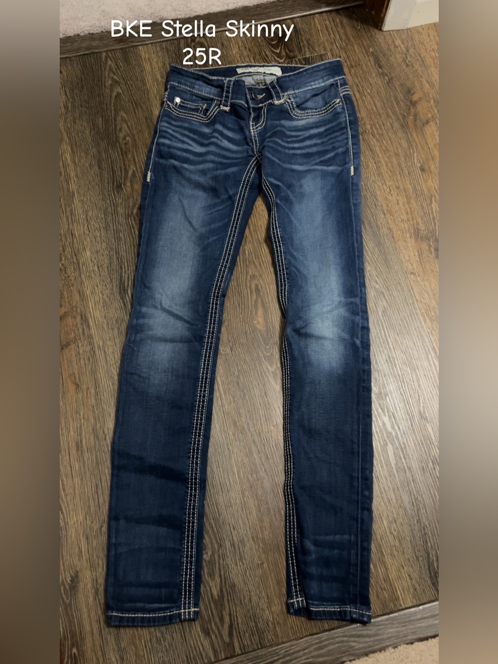 BKE Stella Skinny Jeans in Dark Blue